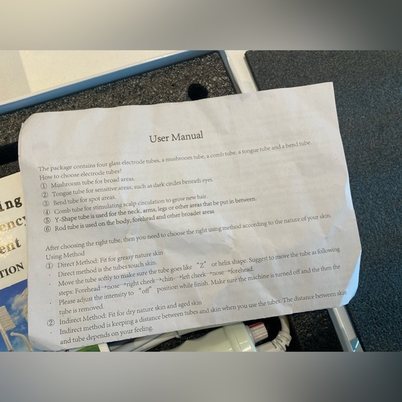 Brand new ant-acne ant-aging face device. Never used. With box and manual. - Picture 11 of 11